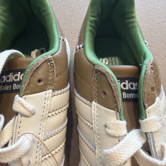 Wales Bonner x adidas Men’s 8.5 Samba Millennium Nappa Pack - Wonder White Brown main image 3